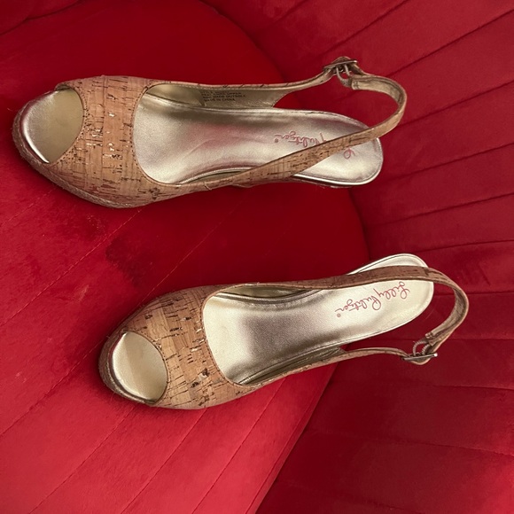 Cork wedges size 9 - Picture 2 of 5